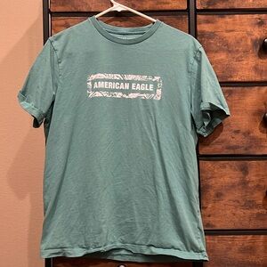American Eagle Tropical Graphic Tee - Medium